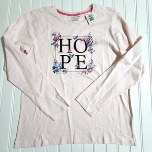 Vera Bradley Long Sleeve T-Shirt Hope Pink Cotton Tee Women's Size Medium NWT